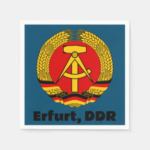 Erfurt, DDR, DDR, Erfurt, Ossi Serviette