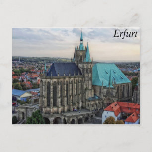 Erfurt, Deutschland Postkarte