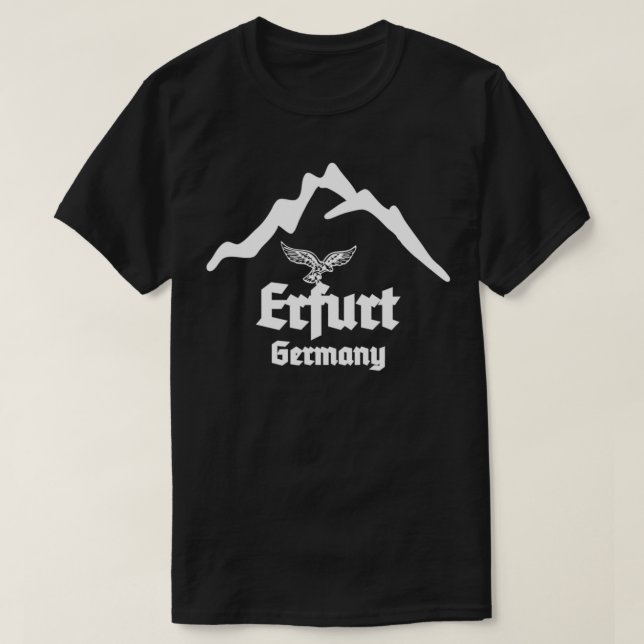 Erfurt, Deutschland T-Shirt (Design vorne)