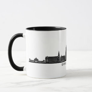 ERFURT Thüringen Deutschland Skyline-Silhouette Tasse