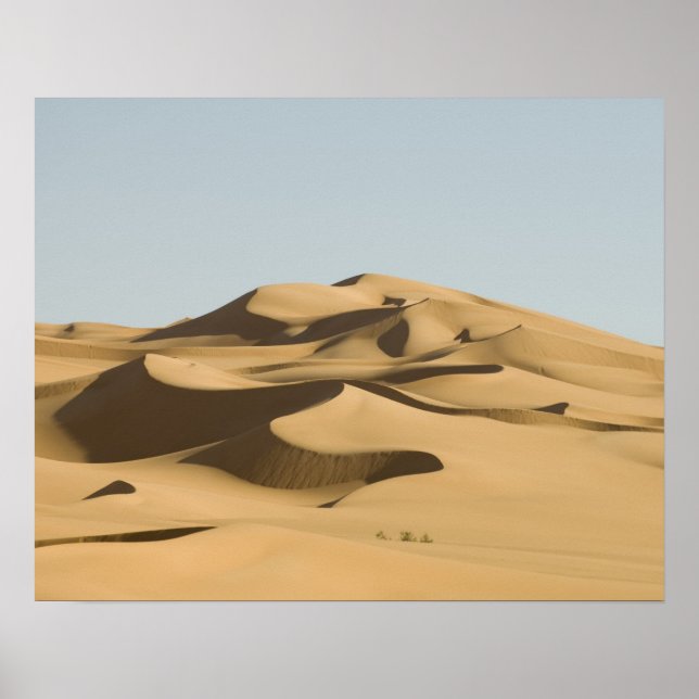 Erg Awbari, Sahara, Fezzan, Libyen. 4 Poster (Vorne)