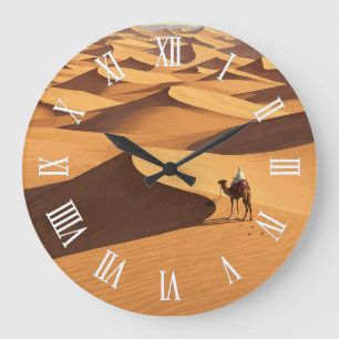 Erg Chebbi Merzouga Marokko Reise Große Wanduhr