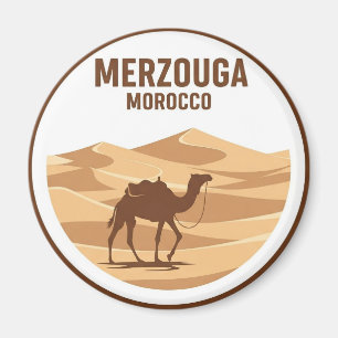 Erg Chebbi Merzouga Marokko Reise Magnet