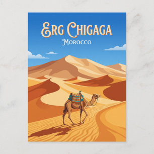 Erg Chigaga Marokko Postkarte