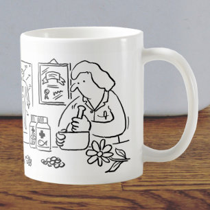 Ergänzender Medicine Chemist Cartoon Kaffeetasse