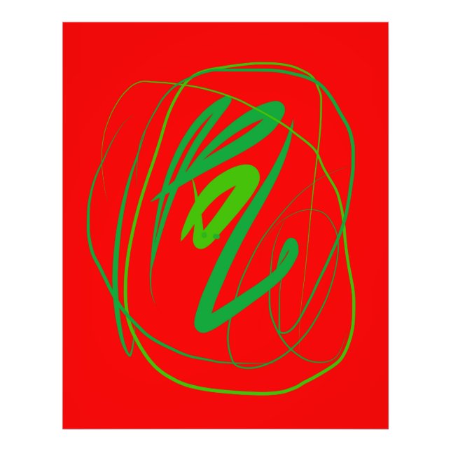 Ergänzendes Schattenposter II Fotodruck (Vorne)