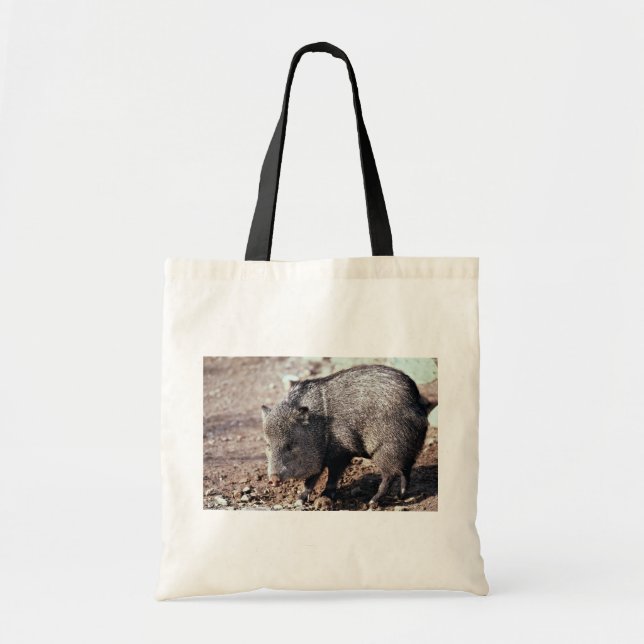 Ergatterter Peccary (javelina) Tragetasche (Vorne)