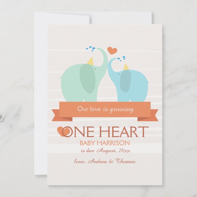 Ergebnis unserer Ankündigung zur Schwangerschaft i (Vorderseite)