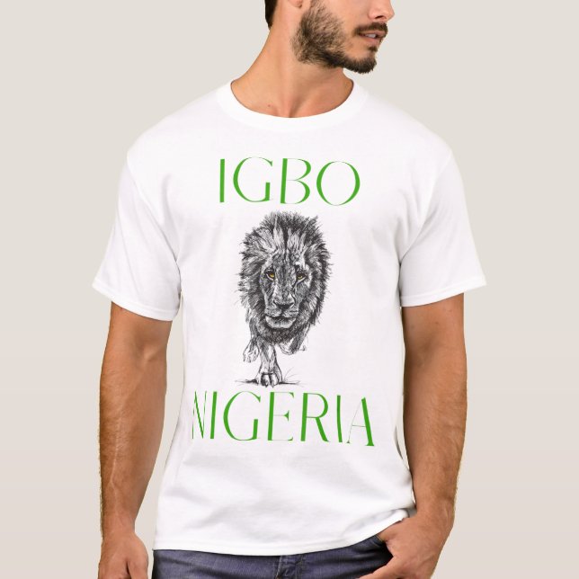 Ergebnisse der Herkunft der Igbo Nigeria T-Shirt (Vorderseite)