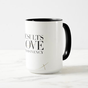 Ergebnisse lieben Konsequenz Fitness Motivation Tasse