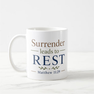 Ergebung Führt Zu Christlicher Ruhe Und Trost Kaffeetasse