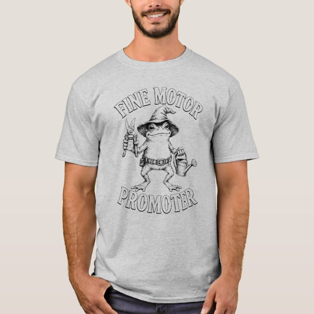 Ergotherapeut Feinmotorik Förderer Lustig T-Shirt (Vorderseite)
