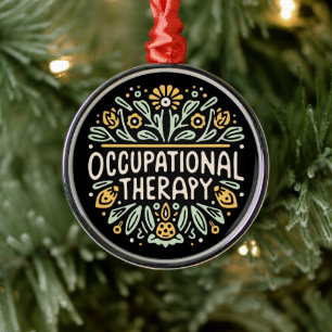 Ergotherapeut Ornament Aus Metall