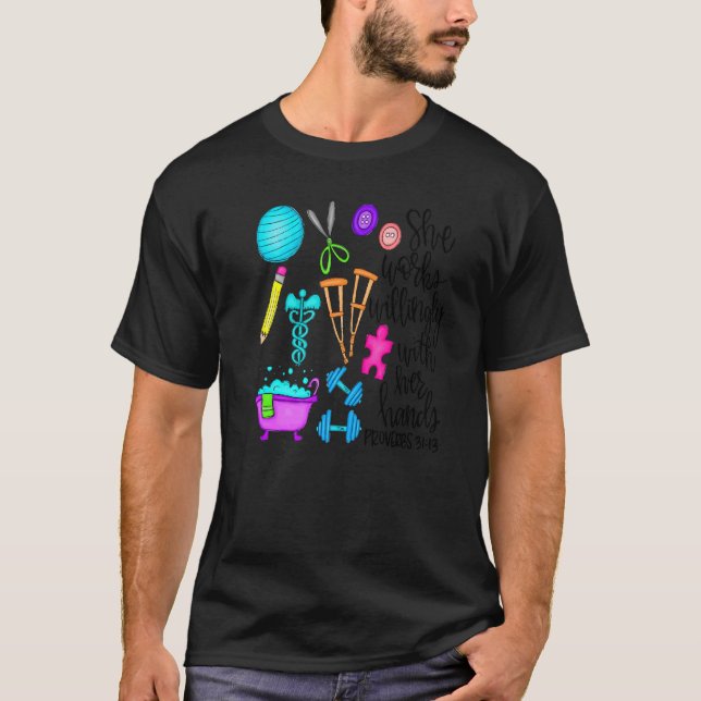 Ergotherapeut OT Student Abschlussfeier T-Shirt (Vorderseite)