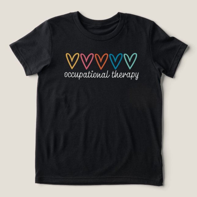 Ergotherapeut Tri-Blend Shirt (Design Vorderseite)
