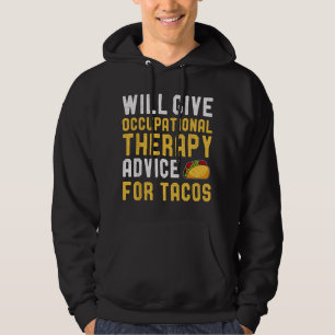 Ergotherapeutin Taco-Liebhaber Lustige Sprüche Geb Hoodie
