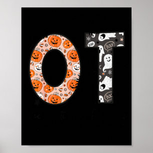 Ergotherapie Ergotherapeutin Halloween Ergotherape Poster