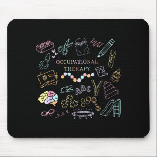 Ergotherapie lustige Therapie Humor Design Mousepad