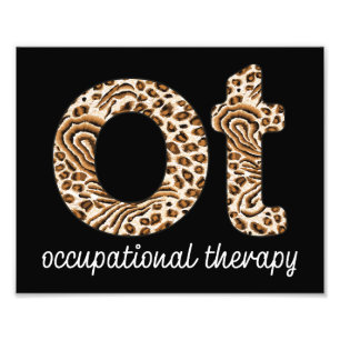 Ergotherapie OT Gepard-Druck Fotodruck