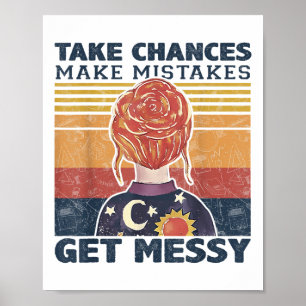 Ergreife Chancen Mache Fehler Werde Chaotisch Vint Poster