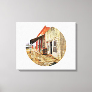 Ergreifen Sie das Safe und den Lauf! , ein Leinwanddruck