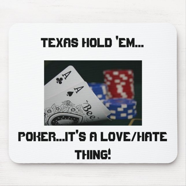 Ergreifen Sie Ihre Chips, weil The Game Mousepad (Vorne)