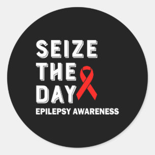 Ergreifung der Epilepsie Runder Aufkleber