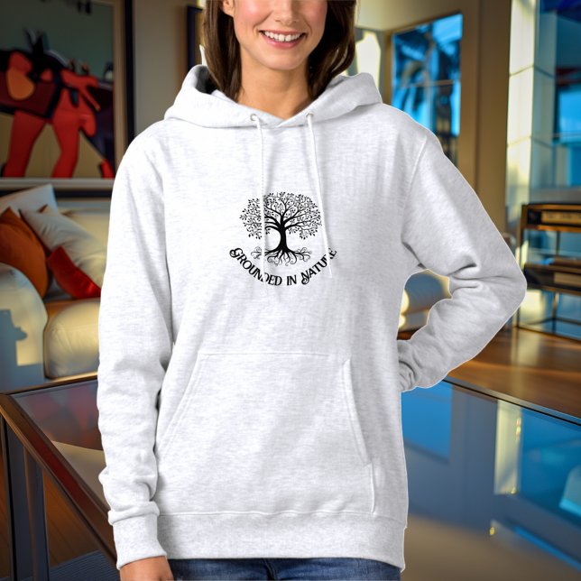 Ergrundet im Naturbaum des Lebens - Naturbewusst Hoodie (Von Creator hochgeladen)