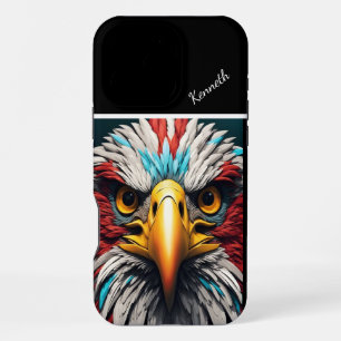 Erhabener Adler Nahaufnahme iPhone 16 Pro Max Hülle