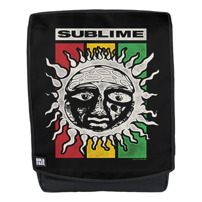 Erhabener Rasta Sun Rucksack (Vorderseite)