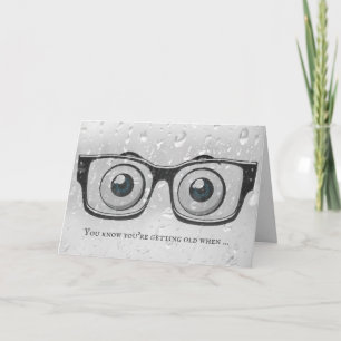 Erhalten der alten Geburtstagsaugäpfel Karte