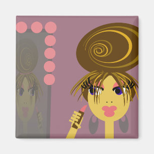 Erhalten des bereiten Pop-Kunst-Magneten Magnet
