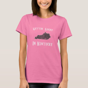 Erhalten glücklich in Kentucky T-Shirt