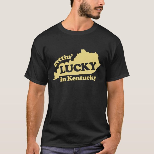 Erhalten glücklich in Kentucky T-Shirt (Vorderseite)