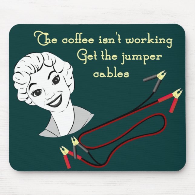 Erhalten Sie die Pullover-Kabel Mousepad (Vorne)