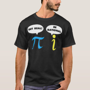 Erhalten Sie echte Rational Pi Funny Mathe Teacher T-Shirt