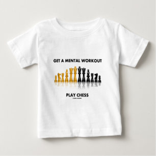 Erhalten Sie ein GeistesTrainings-Spiel-Schach Baby T-shirt