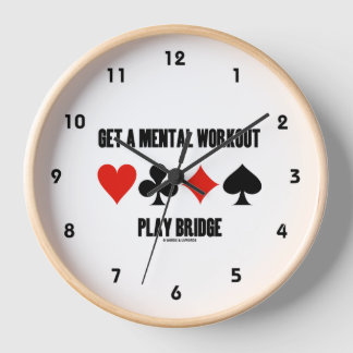 Erhalten Sie eine Mental Workout Play Bridge mit v Uhr