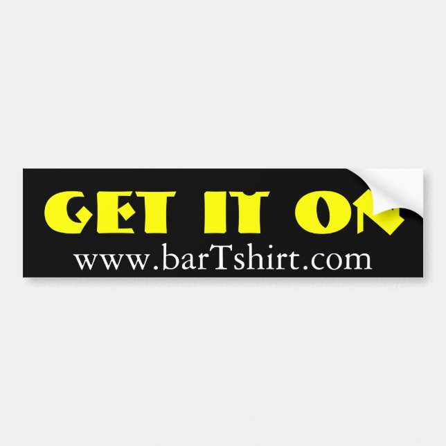 Erhalten Sie es auf barTshirt.com Autoaufkleber (Vorne)