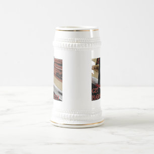 Erhalten Sie gehämmert! Bierglas