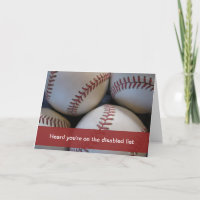 Erhalten Sie gut, Baseball