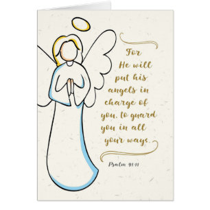 Erhalten Sie gut, er setzt seine Engel