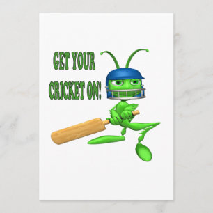 Erhalten Sie Ihr Kricket an Einladung