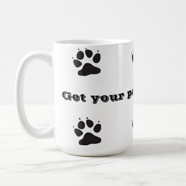 Erhalten Sie Ihre Tatzen weg von meiner Schale Kaffeetasse (Links)