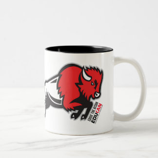 Erhalten Sie Ihrem EDDIE die BISON-Kaffee-Tasse Zweifarbige Tasse