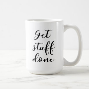 Erhalten Sie Material getane Tasse