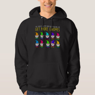 Erhalten Sie mehr Gnomen Niedlich Gartengarten Grü Hoodie