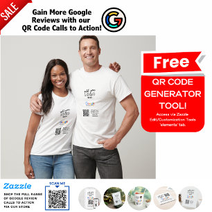 ERHALTEN SIE MEHR GUOGLE-ÜBERPRÜFUNGEN MIT QR-CODE T-Shirt