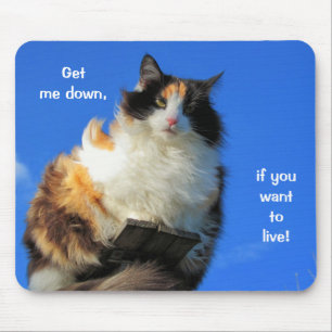 Erhalten Sie mich unten! Mousepad
