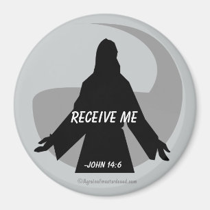 Erhalten Sie mir John 14:6 Bibelzitate Magnet